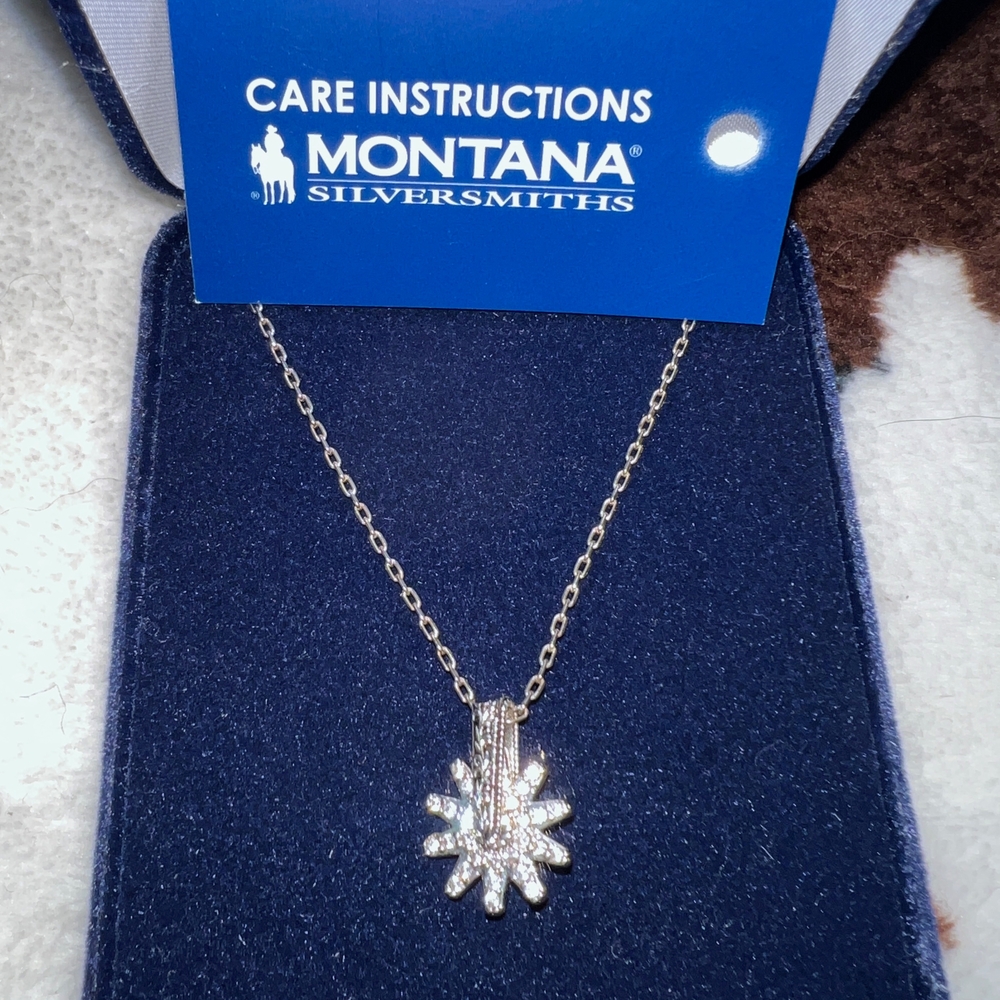 Montana Silversmiths Silver Spur Necklace